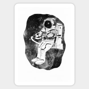 astronaut in space Sticker